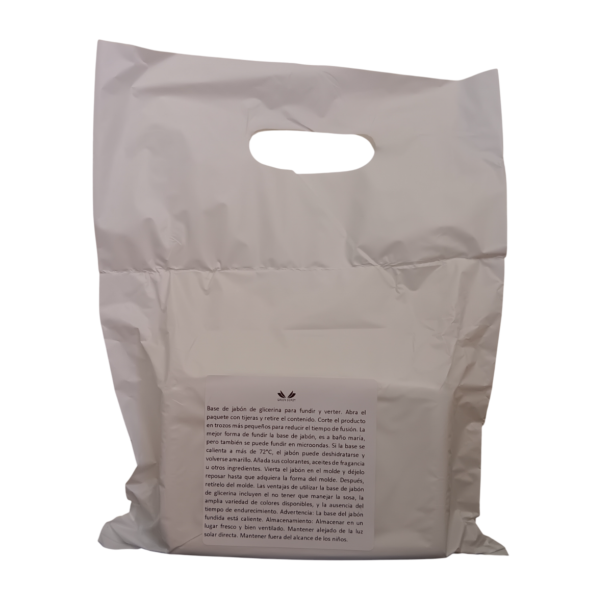 Base Jabon Glicerina Blanca Lodo del Mar Muerto - Green Depot