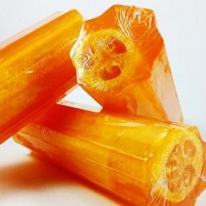 Jabon con Pashte de  Naranja