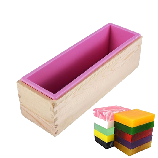 Molde Jabon Barra con Madera