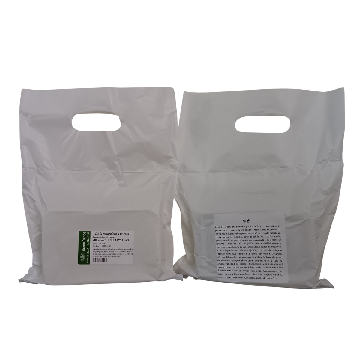 Base Jabon Glicerina SIN SULFATOS - Green Depot