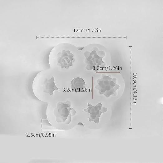 Molde Suculentas n.8