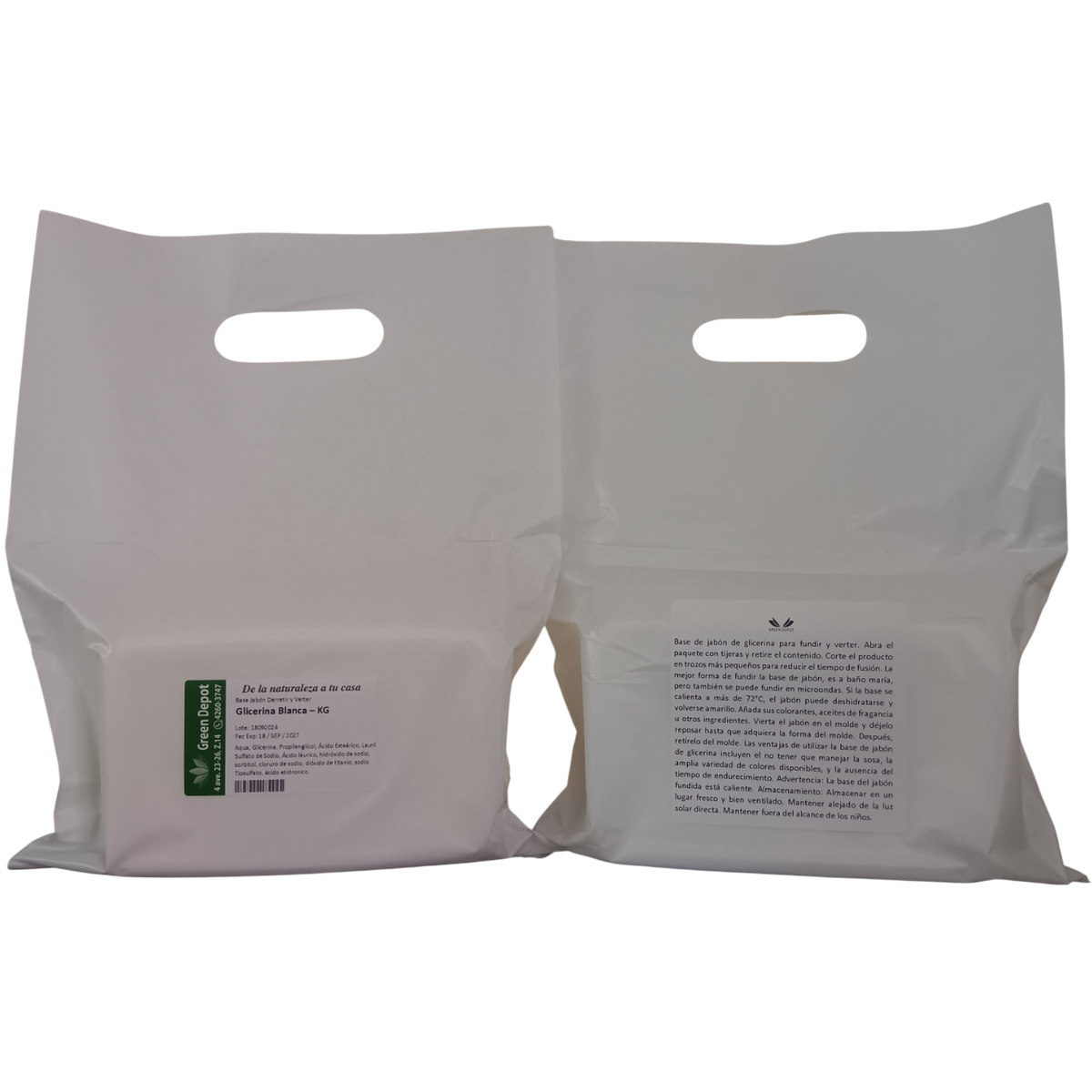 Base Jabon Glicerina Blanca - Green Depot