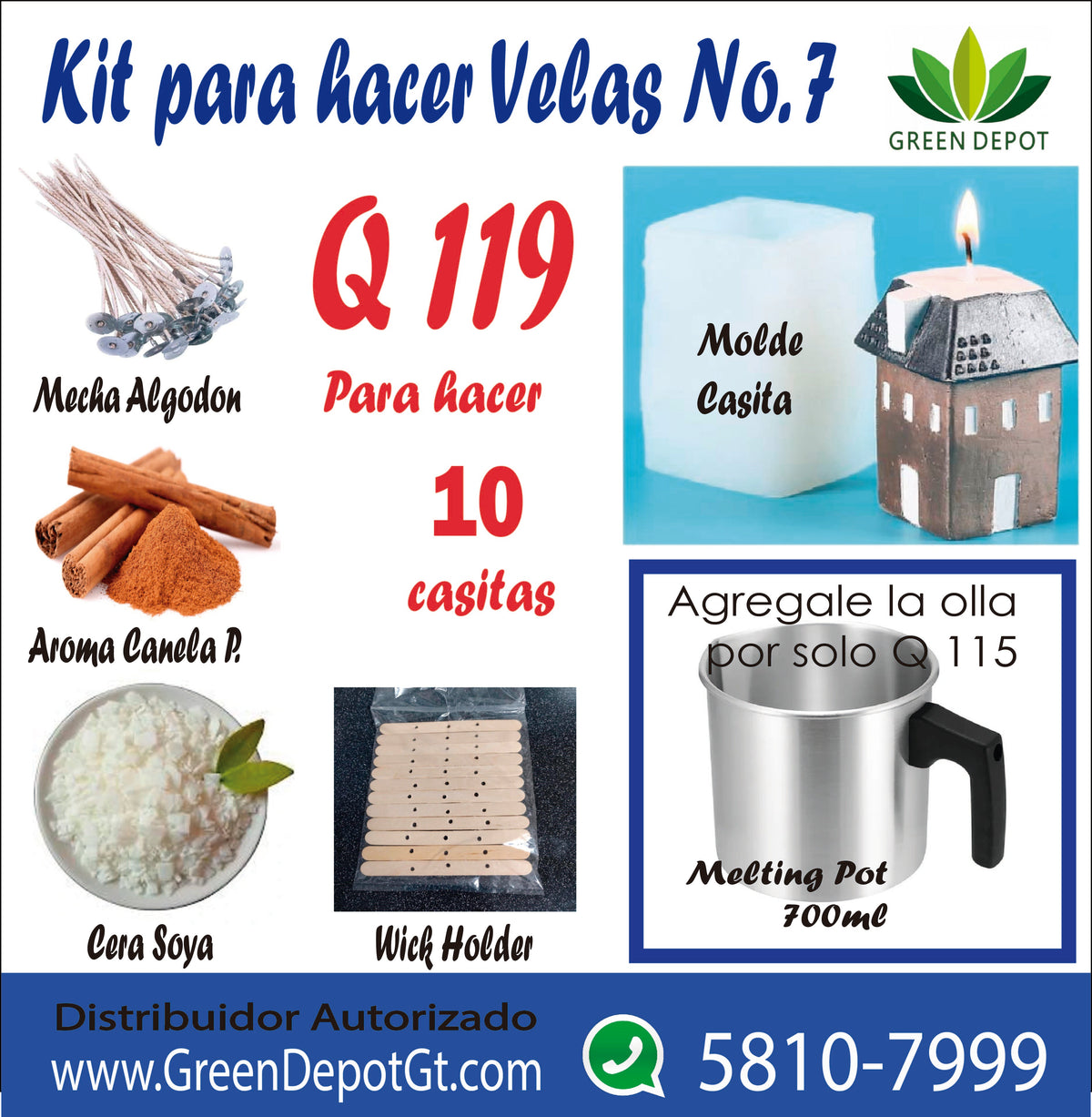 Kit para velas No.7