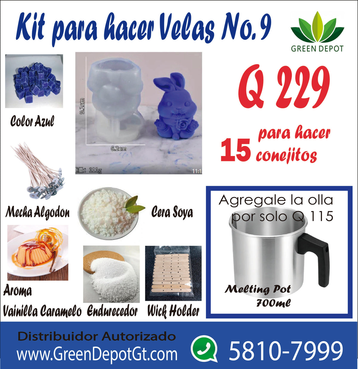 Kit para velas No.9
